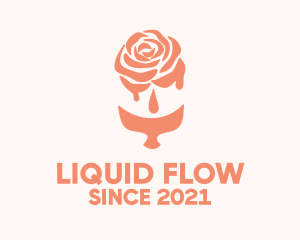 Pink Rose Extract  logo design