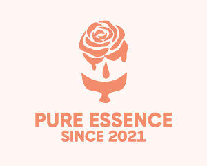 Pink Rose Extract  logo design