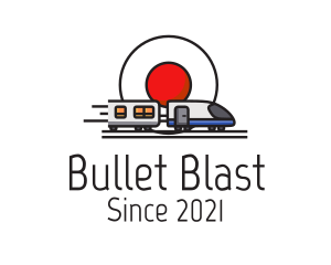 Japan Bullet Train  logo design