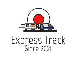 Japan Bullet Train  logo design