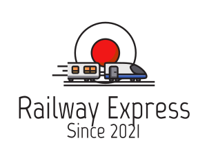 Japan Bullet Train  logo design