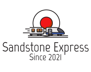 Japan Bullet Train  logo design