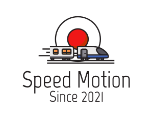 Japan Bullet Train  logo design