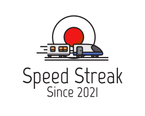 Japan Bullet Train  logo design