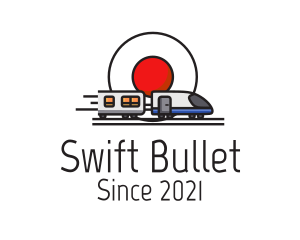 Japan Bullet Train  logo design