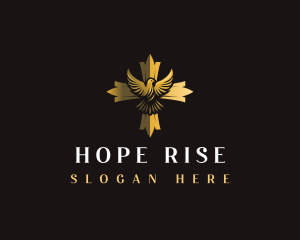 Dove Cross Religion logo