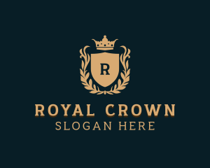 Royal University Crown logo design