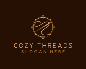 Needle Thread Sewing logo design