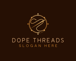 Needle Thread Sewing logo design