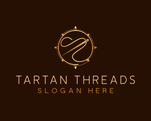 Needle Thread Sewing logo design