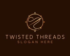 Needle Thread Sewing logo design