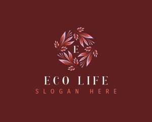 Tropical Nature Leaves logo design