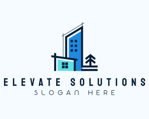 High Rise Building logo design