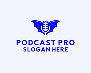 Microphone Podcast Wings logo