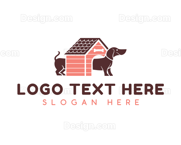 Dachshund Dog Kennel Logo