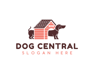 Dachshund Dog Kennel logo design