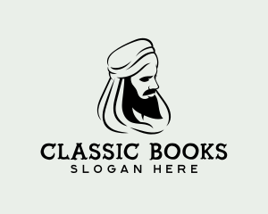Traditional Bedouin Man logo