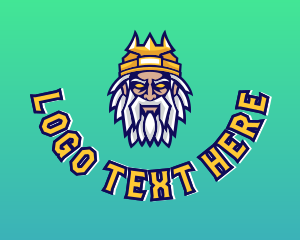 King Head Gaming Avatar Logo