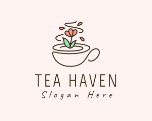 Nature Tea Cup logo design