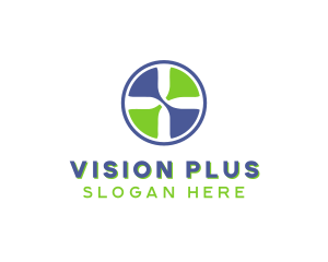 Plus Sign Circle logo design