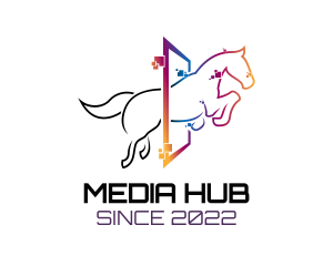 Pixel Horse Multimedia logo design