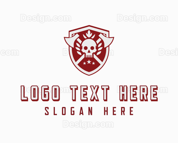 Skull Axe Weaponry Logo