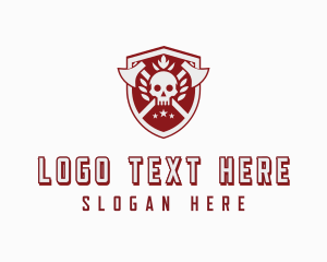 Skull Axe Weaponry Logo