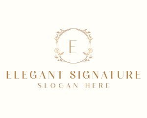 Luxury Floral Beauty logo design