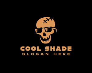 Thriller Skull Shades logo design