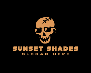 Thriller Skull Shades logo design