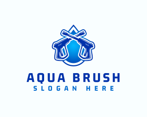 Water Pressure Wash logo design