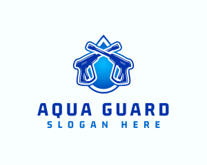 Water Pressure Wash logo design