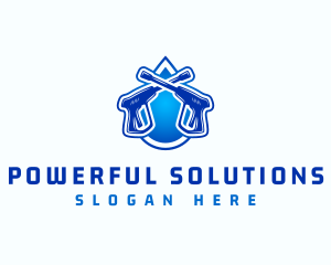 Water Pressure Wash logo design