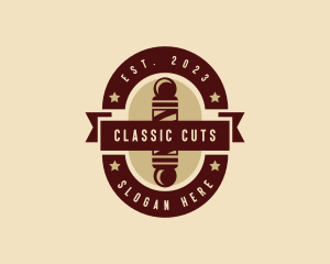 Barber Haircut Stylist logo