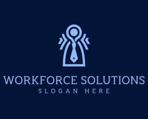 Professional Employment Agency logo design