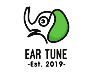 Green Ear Elephant  logo