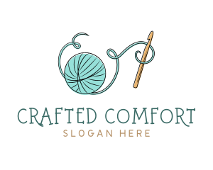 Knitting Crochet Yarn logo