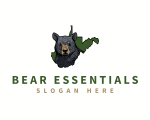 West Virginia Black Bear logo design