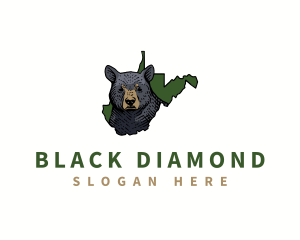 West Virginia Black Bear logo design