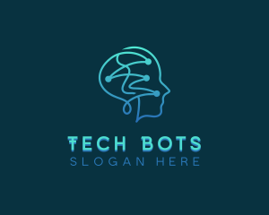 Technology AI Robotics logo design