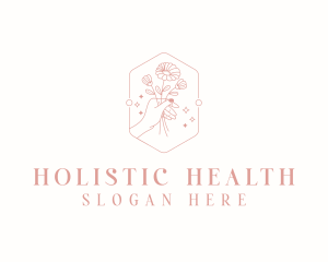 Holistic Flower Beauty logo design