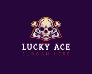 Casino Skull Gaming logo design