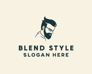 Men Hair Styling logo design