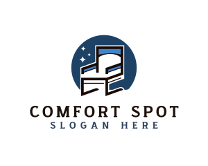 Armchair Seat Furniture  logo design