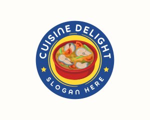 Asian Fish Soup logo design