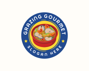 Asian Fish Soup logo design