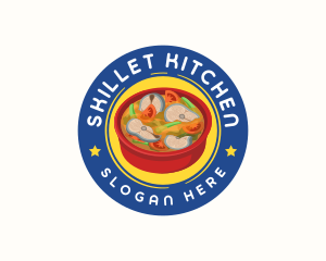 Asian Fish Soup logo design