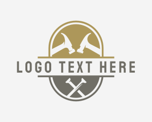 Industrial Hammer Nail Construction  logo