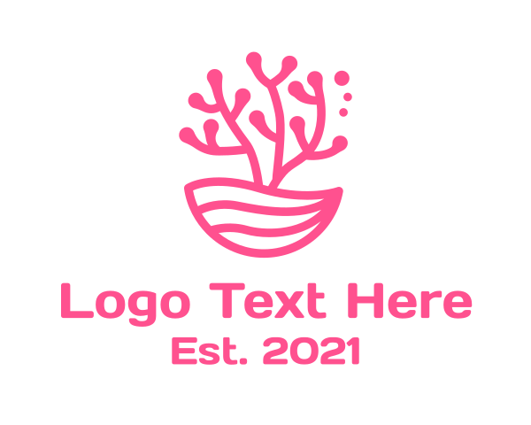 Coral Reef logo example 1