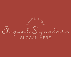 Regal Signature Wordmark logo design